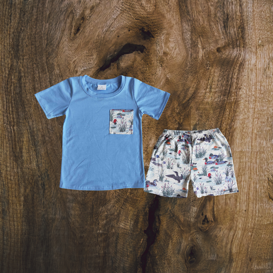 Duck Boy Pocket Short Set